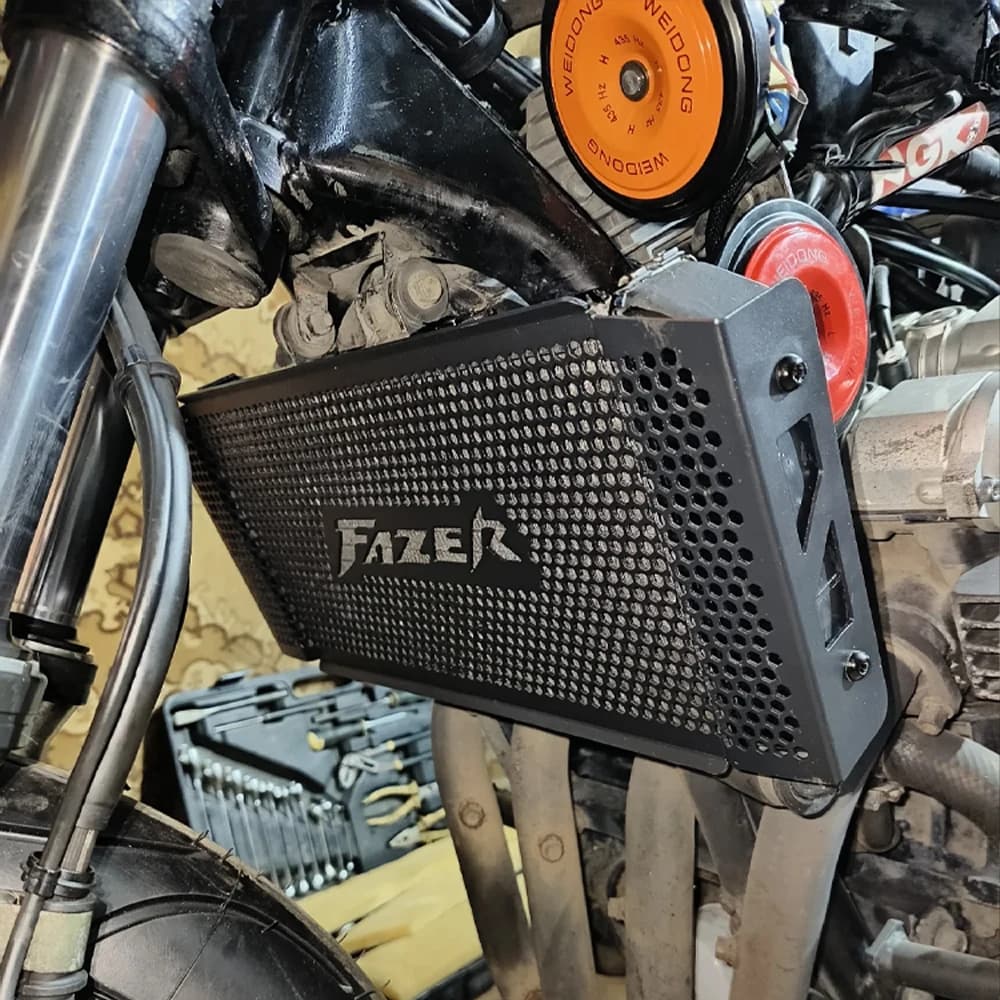 Per YAMAHA FZS600 FAZER 1998-2000 2001 2002 2003 FZS 600 FAZER S Accessori Moto Radiatore Griglia di Protezione Della Copertura Della Protezione