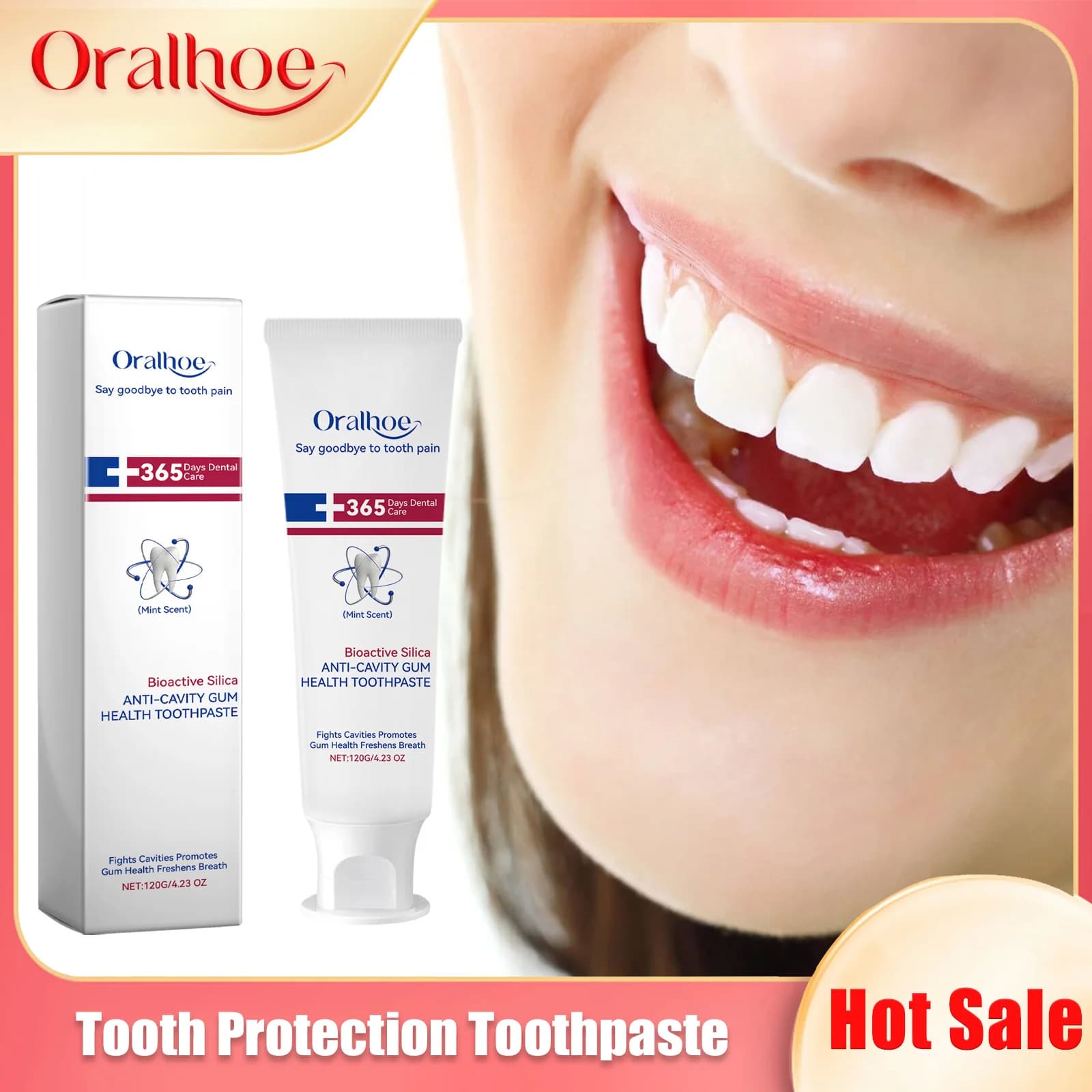 Probiotic toothpaste removal dental stone yellow teeth prevention of oral smells parodontit Freshens Breath Dental Cream