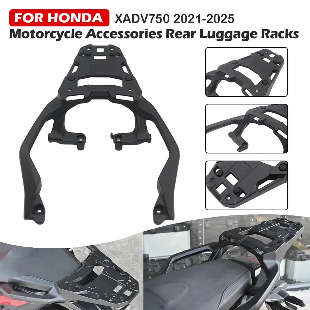 Portapacchi Posteriore in Lega di Alluminio per Honda Forza 750 X-ADV750 2021-2026, Supporto per Bauletto Moto, Accessori