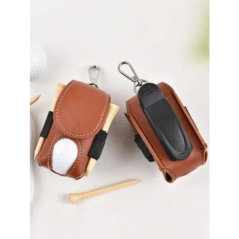 Borsa da golf portatile da esterno, mini borsa creativa da appendere in vita per la protezione delle palline e del set di attrezzi