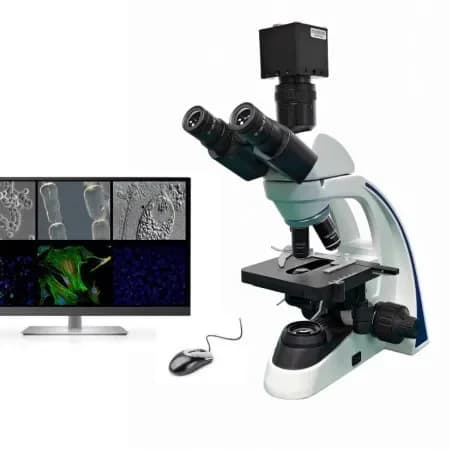 Microscopio biologico digitale per computer, microscopio elettronico sperimentale, in grado di scattare foto e video