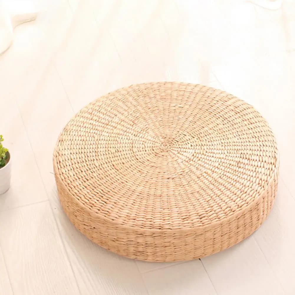 Straw Futon Cushion Tea Ceremony Home Ground Japanese Tatami Meditation Meditation Mat Cattail Floor Cushion