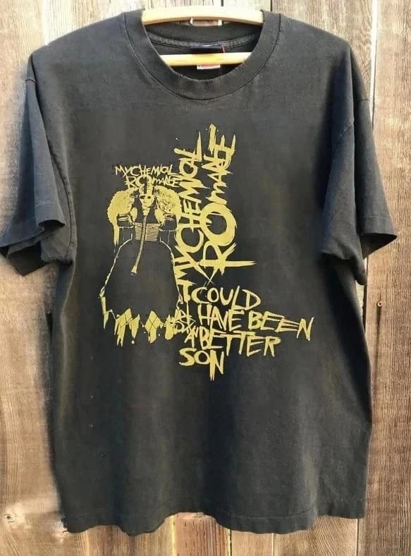 Summer Women's My Chemical Romance T-Shirt Unisex Cotton Sweat-wicking and Breathable Tee Streetwear Oversized Loose Casual