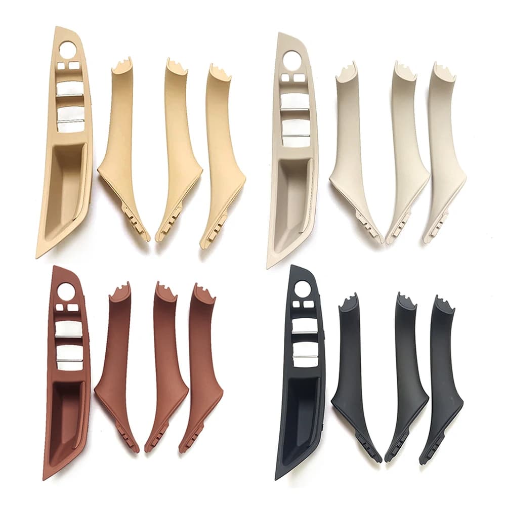 LHD Beige nero rosso bracciolo per porta interna pannello da incasso maniglia per porta per BMW serie 5 F10 F11 520i 523i 525i 528i 530i