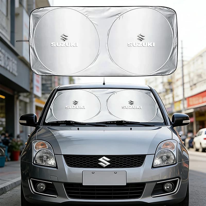 Parasole per Parabrezza Auto, Protezione UV, Accessori per Suzuki Swift, Vitara, Baleno, Jimny, Samurai, Ignis, DZire, Splash