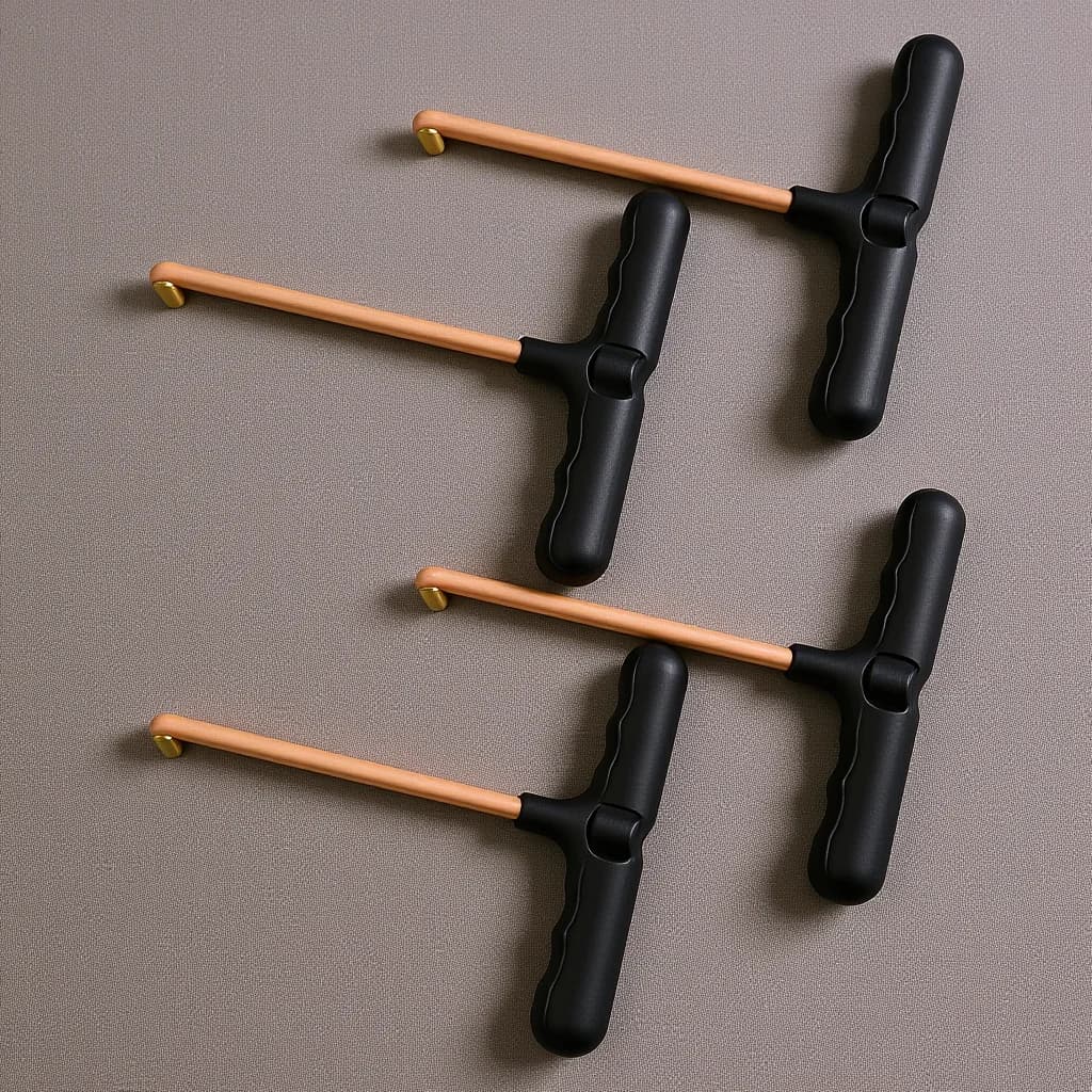 Set di 4 Strumenti Ergonomici per Stringere i Lacci delle Scarpe, per Pattini da Hockey, Pattini da Ghiaccio e Pattini Artistici