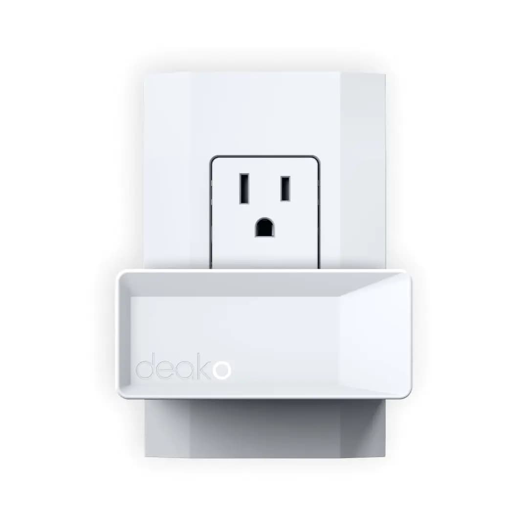 Presa Intelligente Compatibile con Alexa e Google Assistant, Controllo Remoto tramite App, 15A/120V Bianca