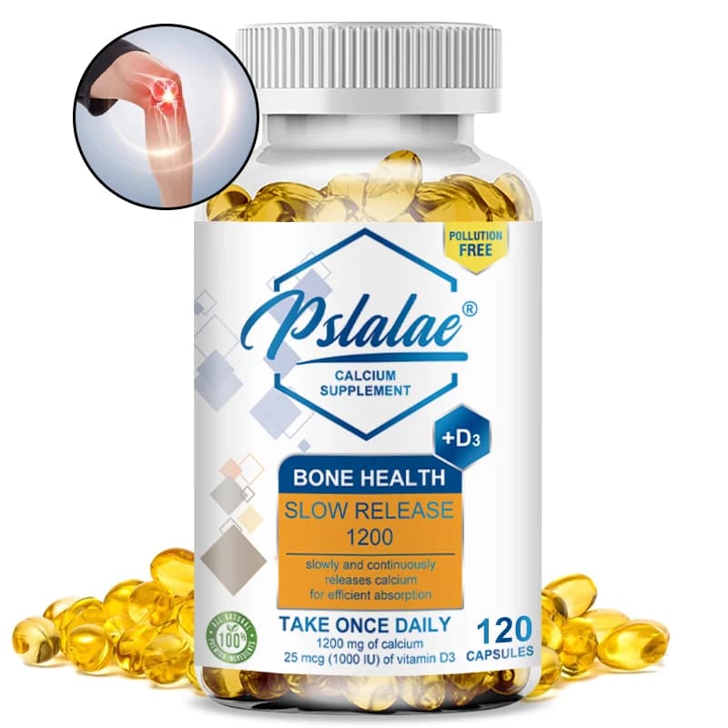 Calcium Citrate Mixer and Calcium Carbonate 1200 mg with 1000 UI vitamin D3, Adult Bone Health Supplements