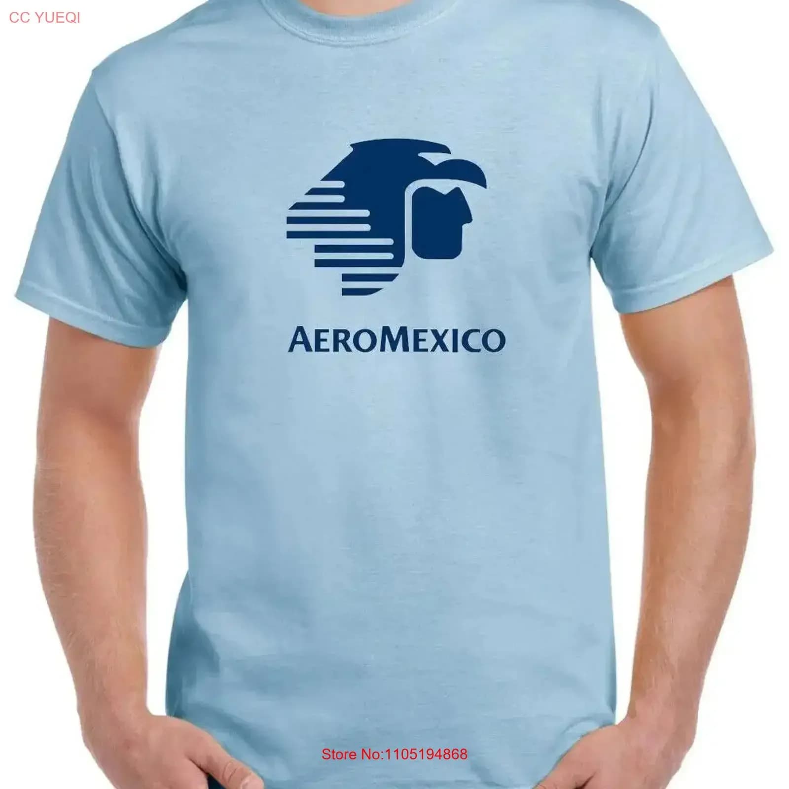 AeroMexico Airlines T Shirt vintage Washed Stylish Breathable Soft Stretched Unisex Casual streetwear Top For Everyday Wear