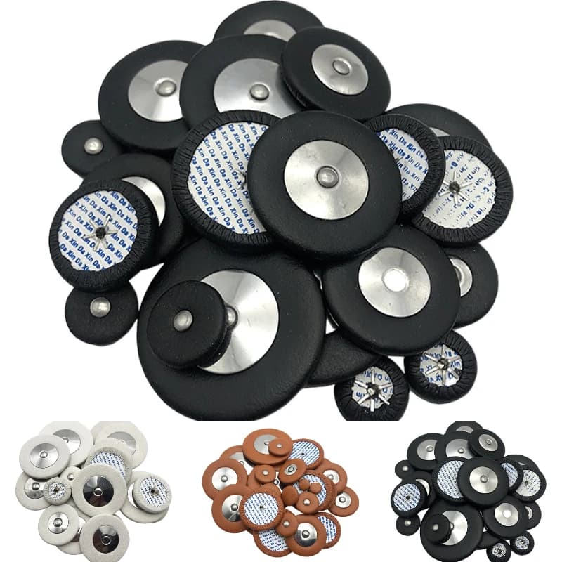25pcs Alto /Tenor /Soprano Saxophone Leather Pads White /Black/Orange