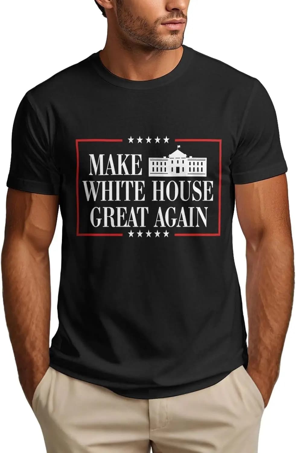 Maglietta da uomo Make White House Great Again Shirt Pro 47