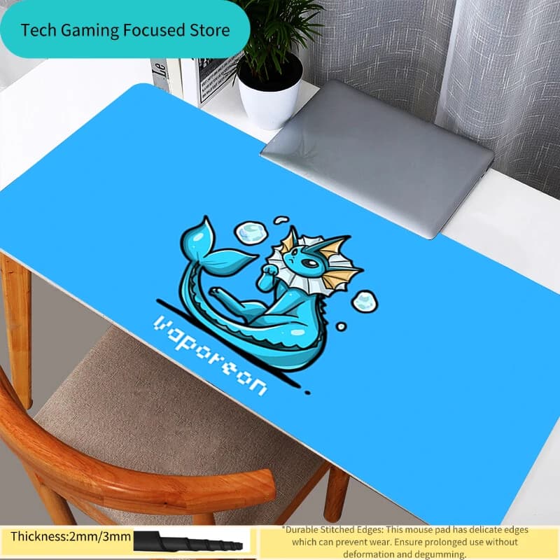 Tappetino per mouse XXL Pokemon Pikachu Anime Gamer Computer Tappetino per mouse durevole Accessori da gioco Tablet Varmilo Tastiera Mausepad