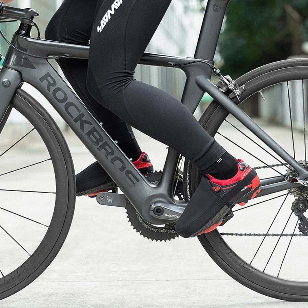 1 paio di copriscarpe per scarpe da ciclismo con tutore per caviglia Copriscarpe per bici per stagione fredda Copriscarpe per scarpe da bicicletta termiche per uomo donna