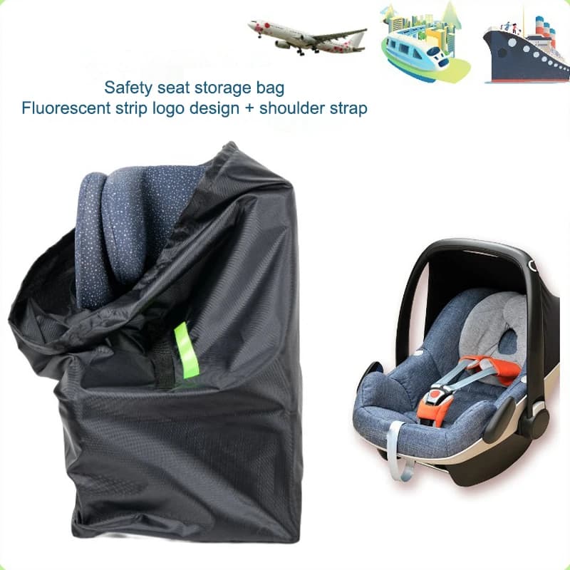 Borsa da trasporto per aereo per seggiolino auto durevole da una confezione, accessori impermeabili per bambini per famiglie adolescenti