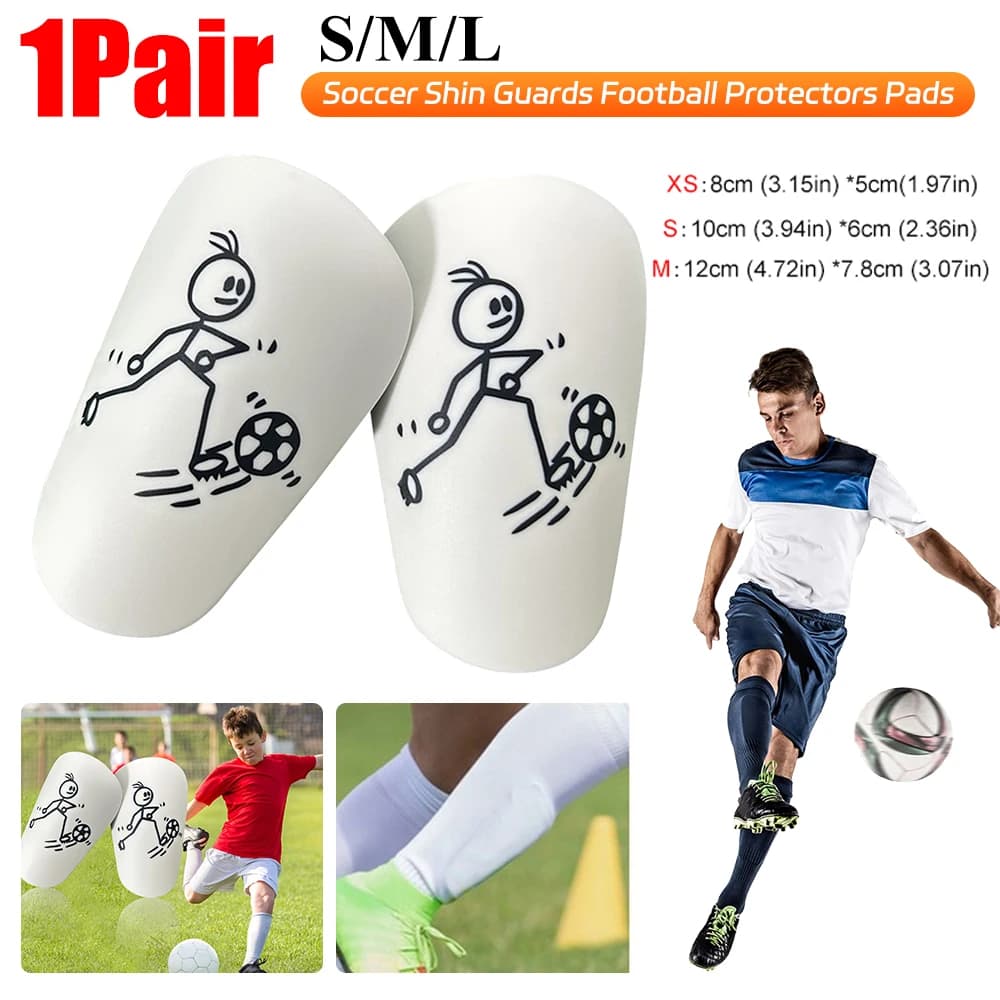 Parastinchi da calcio leggeri Protezioni da calcio Cuscinetti Parastinchi per bambini adulti Calzino Inserto da allenamento Legging Equipaggiamento protettivo