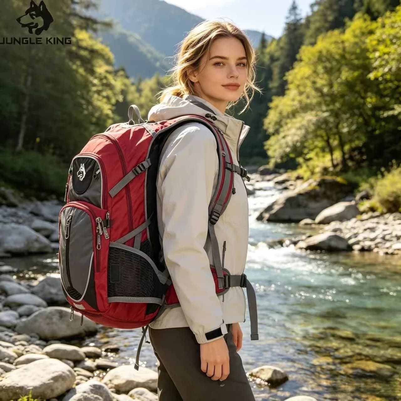 15L Waterproof Nylon Bicycle Backpack Portable Cycling Travel Water Bladder Bag Outdoor Riding Hydration Backpack