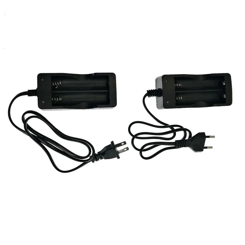 Charger 18650 US/EU Plug 2 slot Smart Charging Security Fast Charge Rechargeable Lithium Ion Charger 18650