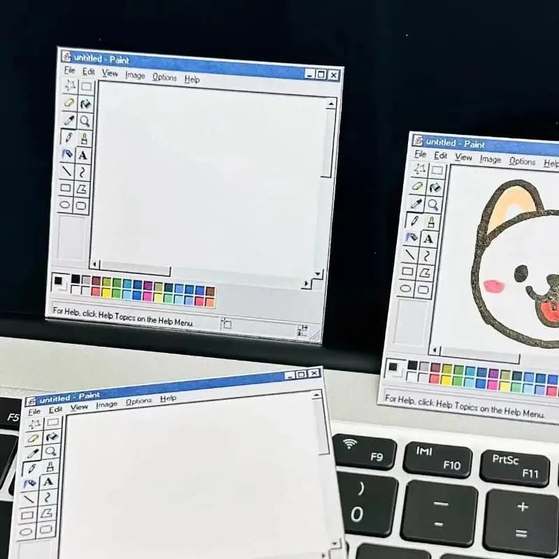 Set di 3 blocchetti di foglietti adesivi, blocchetti per appunti autoadesivi - Blocchetti per appunti rimovibili e riposizionabili per computer, per ufficio, casa, studio, facili da usare
