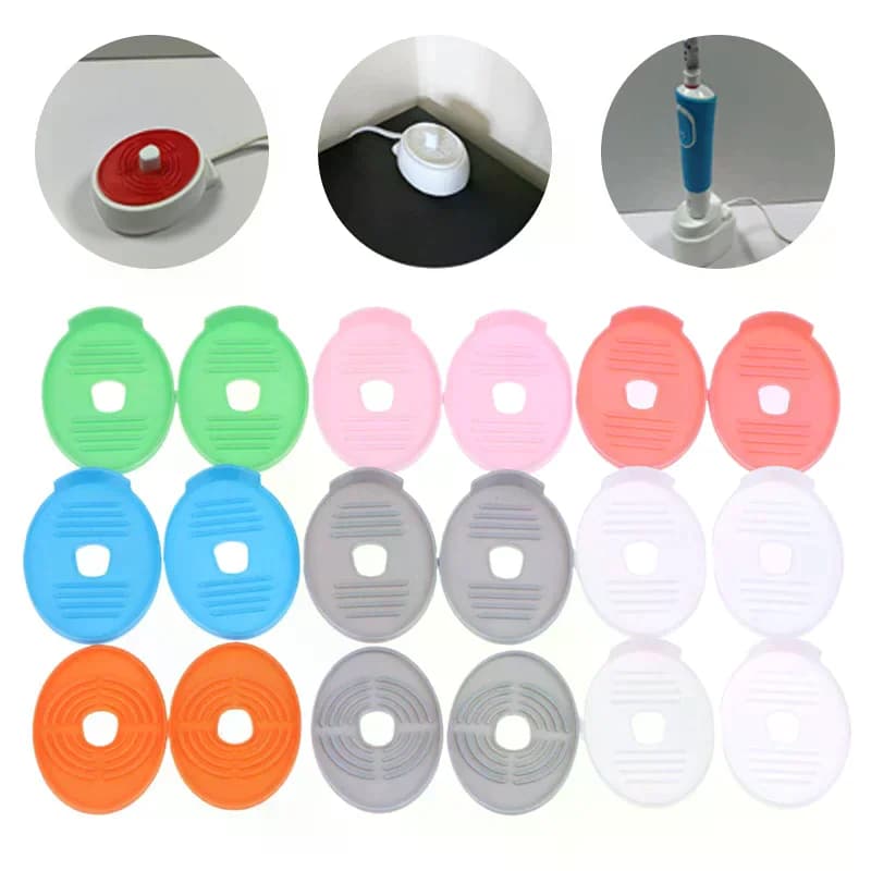 2 pcs protective mat for charging brush electric drain tray durable mat base waterproof accessories for charging brush electric