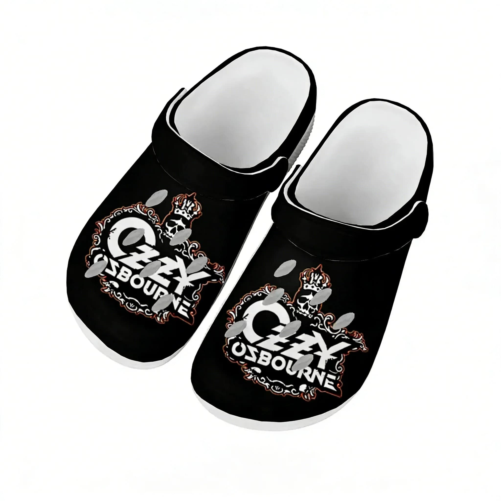 Ozzy Osbourne water shoes for men and women, comfortable and fashionable, home and garden hooves, customizable sandals, breathable slippers with beach holes