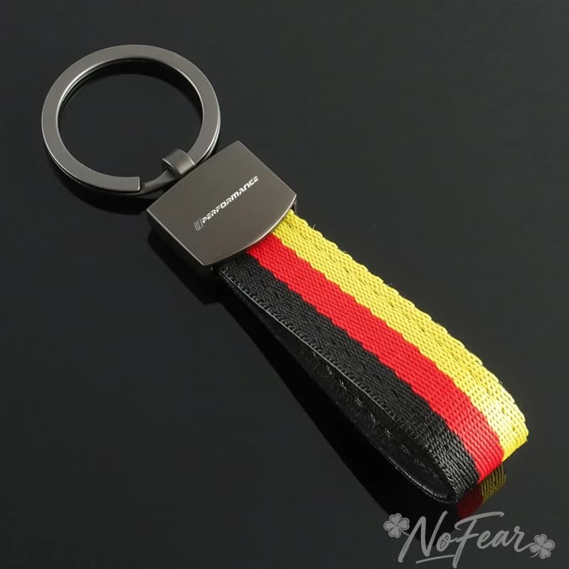 Metal Keyring with Emblem BMW M Power Performance for Auto BMW M3 M5 X1 X3 X5 X6 X7, Auto Accessories