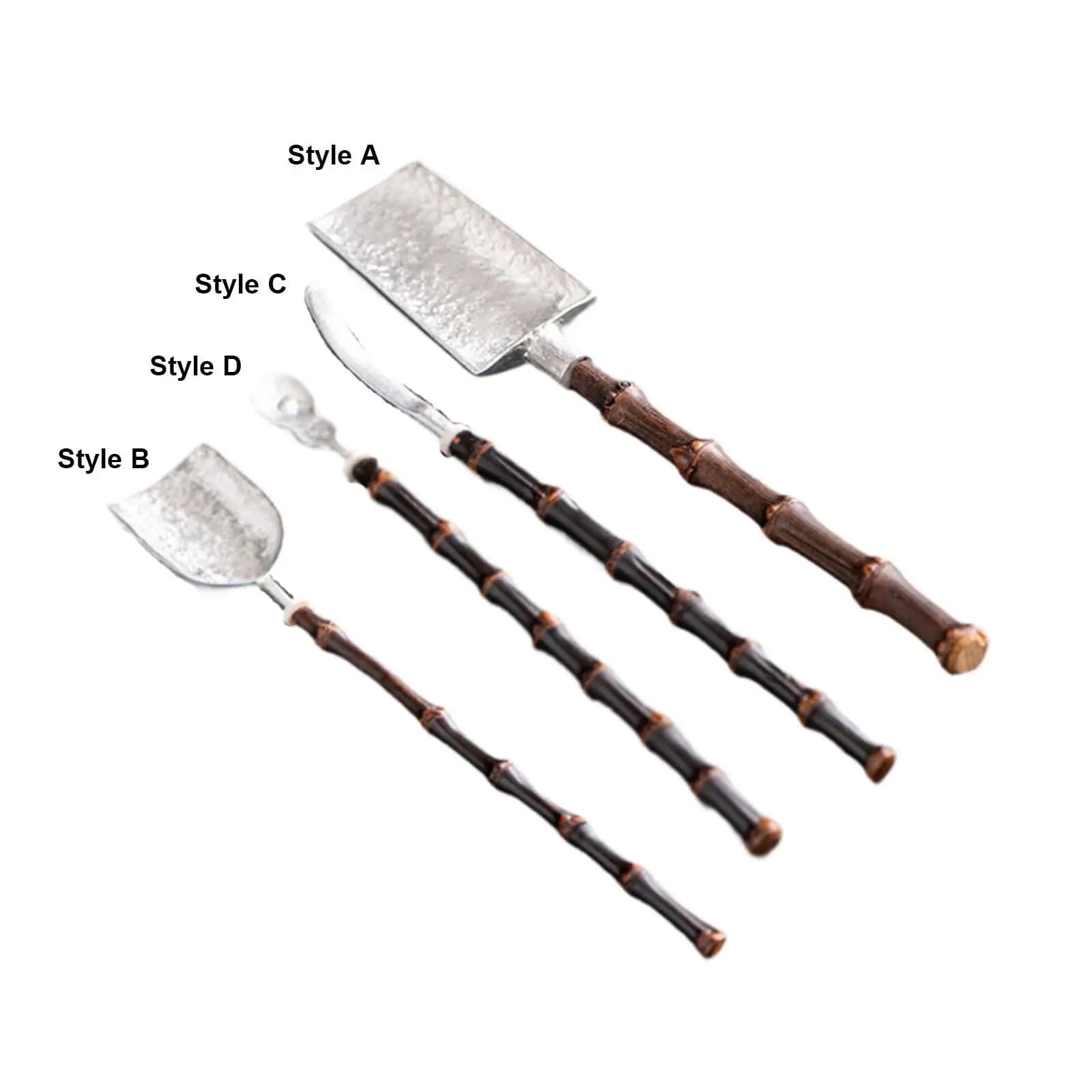 Chinese Kung Fu Tea Spoon Loose Leaf Tea Spoon Matcha Scoop Decorative Tea Scoop Bamboo Tea Ceremonial Chinese Tea Spoon