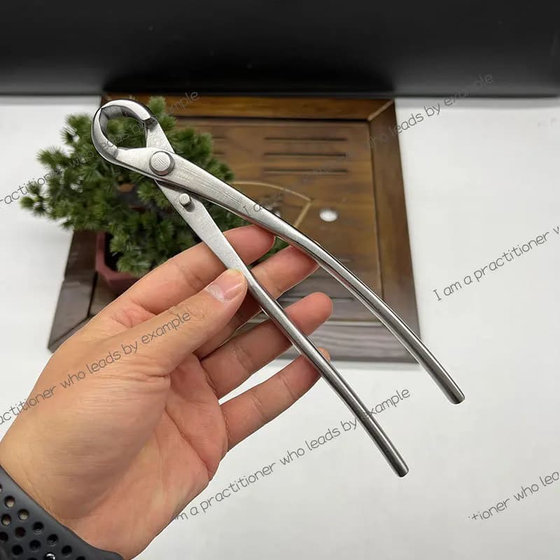 Stainless steel bonsai tools pruning shears bonsai scissors stainless steel spherical shears production