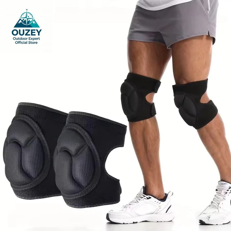 1pcs Protective Knee Pads Anti-slip Anti-Collision Thick Sponge Knee Sleeve Pads for Volleyball Rock Climbing Cycling Dancing