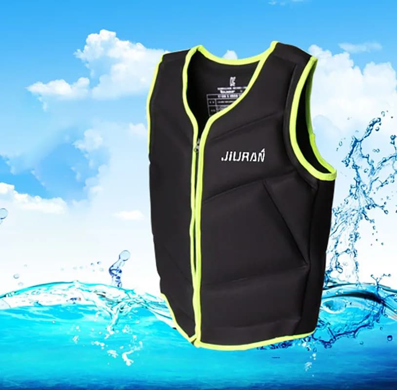 Gilet galleggiante da nuoto per bambini giubbotto di salvataggio portatile per modello muscolare per adulti gilet da surf di salvataggio in acqua galleggiante di grandi dimensioni