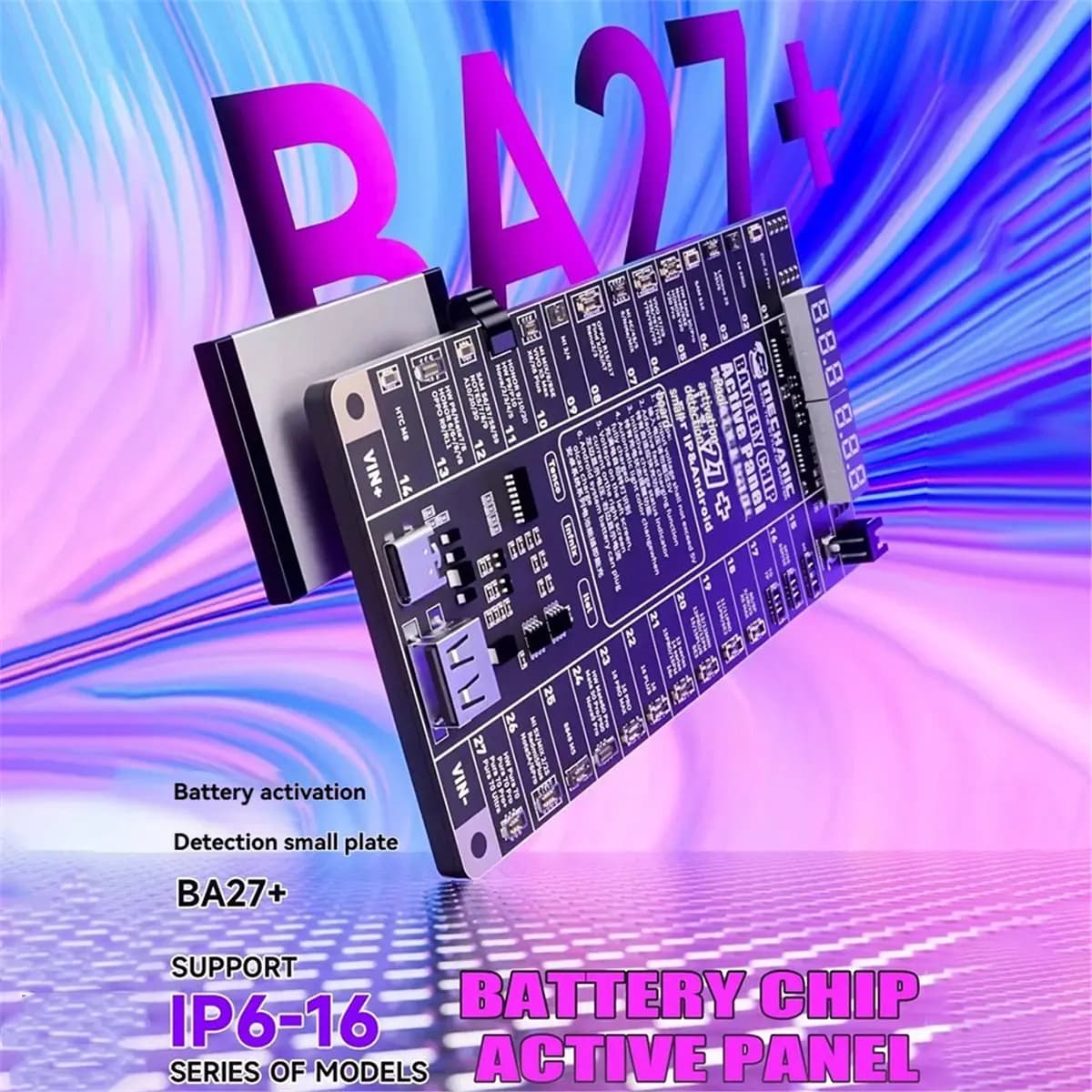 TCE BA27+ Battery Chip Active Panel for Phone 6-17 Series Android Fast Charging Battery Activation Detection Board Tools
