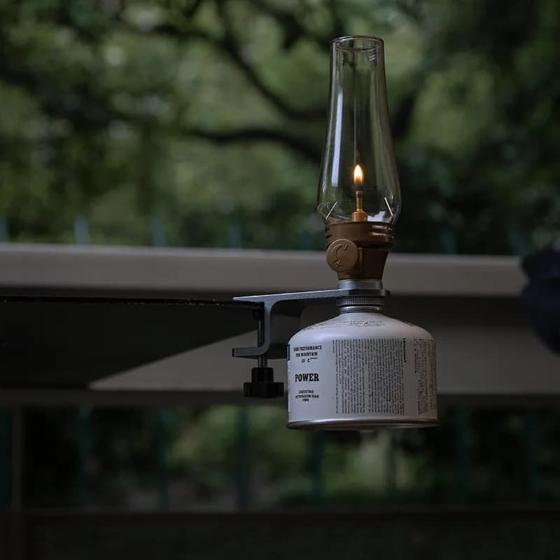 Accessori per Tavolo da Campeggio CAMPINGMOON: Estensione per Bombola del Gas, Lampada, Fornello, Riscaldatore, Piano del Tavolo e Staffa di Fissaggio
