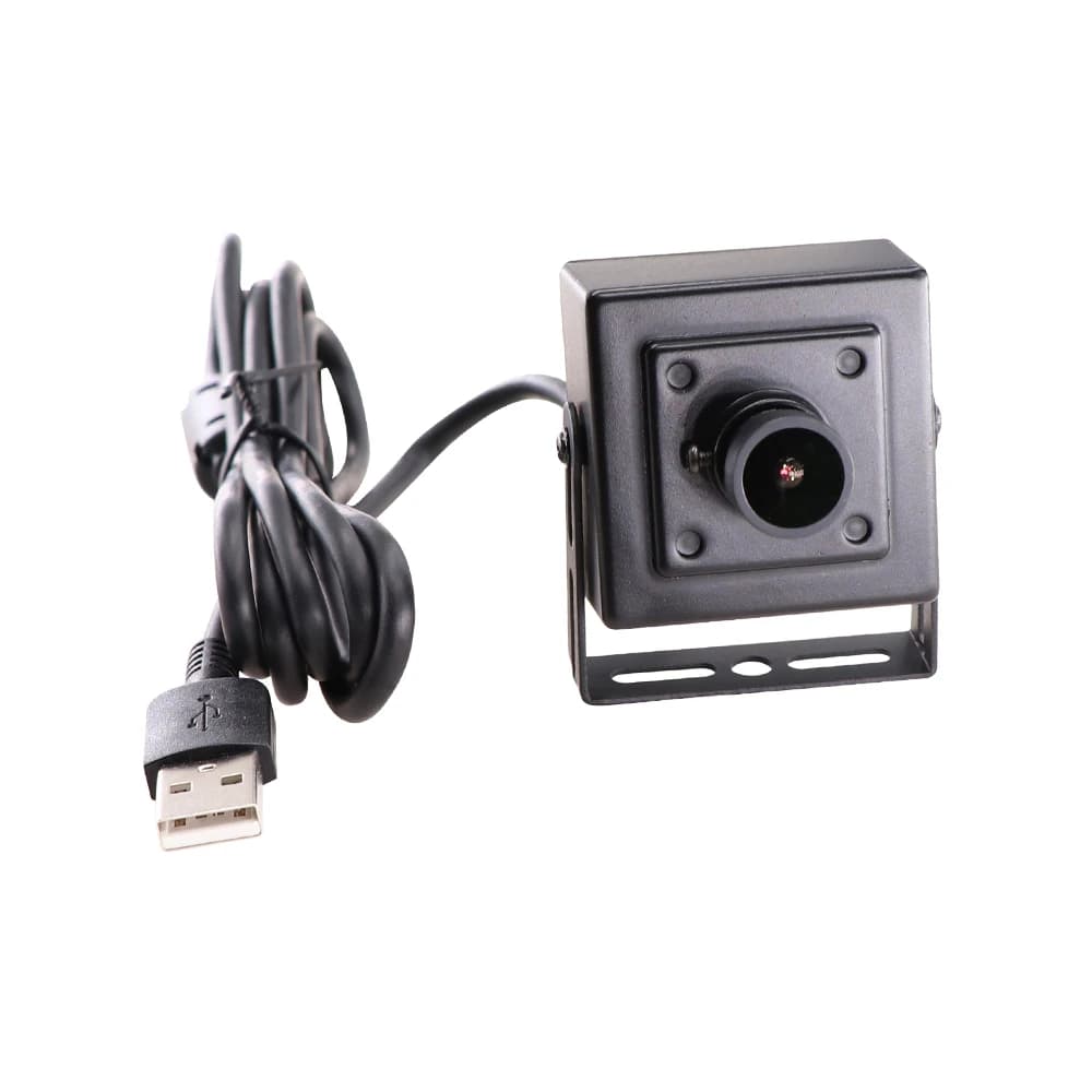 Monochrome Global Shutter 120fps 720P Black White Webcam UVC Plug Play USB Camera with Housing for Windows Linux Android Mac