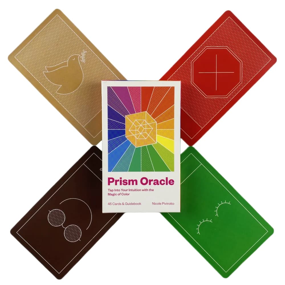 Prism Oracle Cards Un tarocchi da 45 tonnellate nella tua intuizione con la magia della divinazione dei colori Edition Deck Borad Giocando a giochi