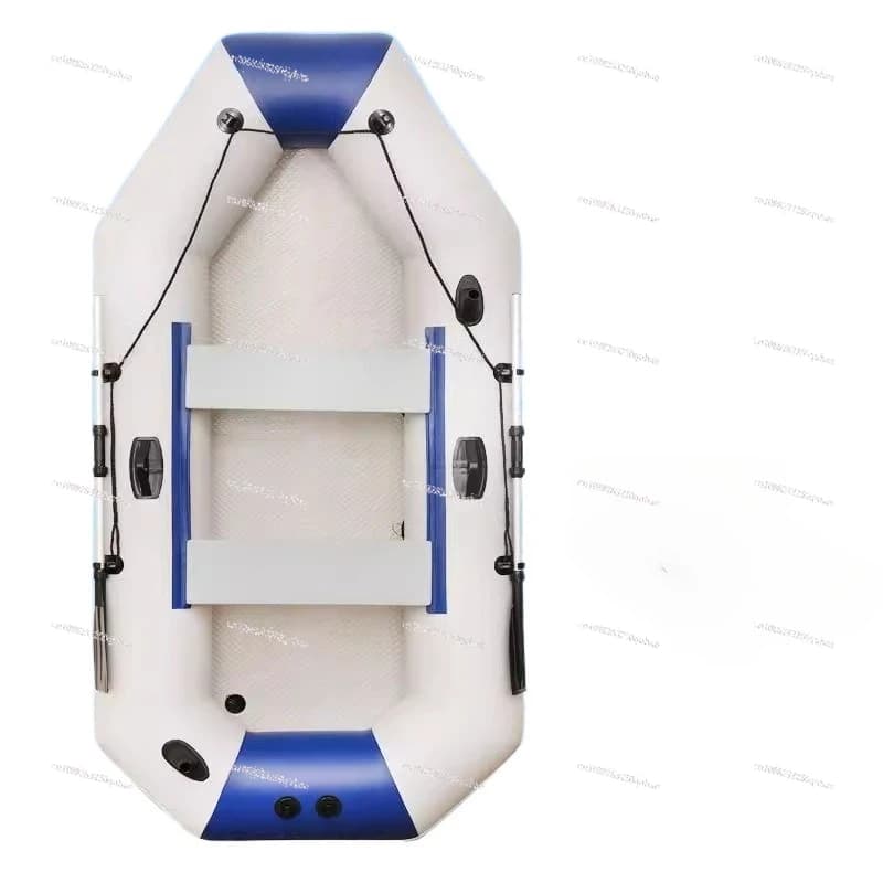 Barca da pesca gonfiabile con clip inferiore spazzolata resistente all'usura per 2/3/4/5/6 persone in gomma addensata
