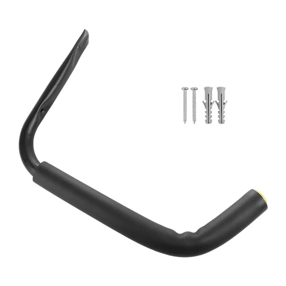 Surfboard Holder Heavy Duty Kayak Rack Wall Mounted Multipurpose Kayak Hanger Black Bracket Garage Kayak Storage Hook Indoor