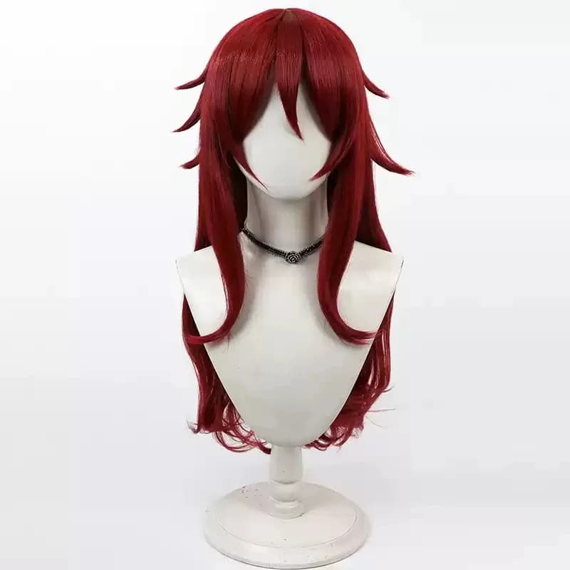 Torre di Dio Hwa Ryun Hwaryun Yuto Parrucca Cosplay Capelli sintetici rossi resistenti al calore Festa di carnevale di Halloween Gioco di ruolo;3,v'6.f;9,