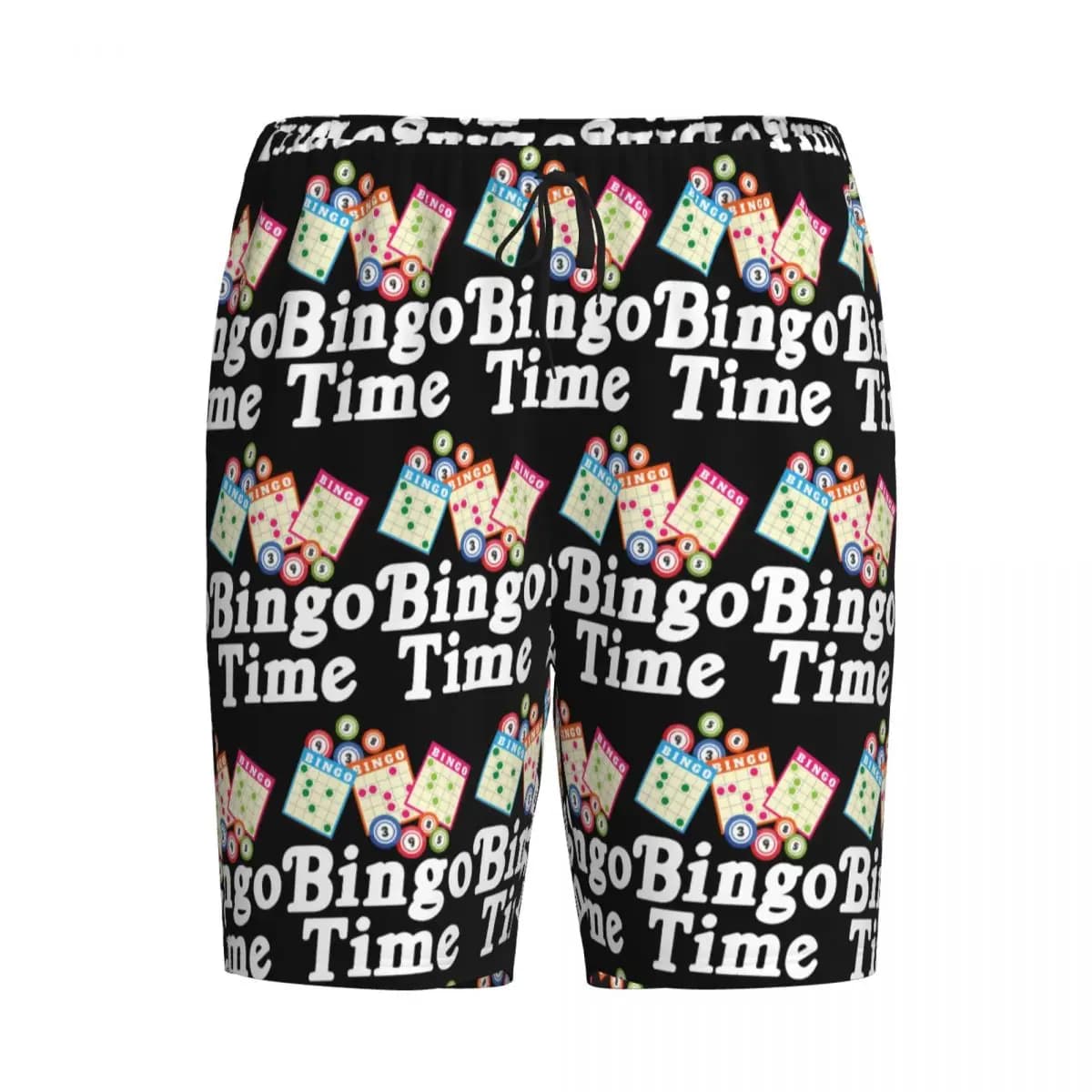 Custom Funny Bingo Game Shorts Sleeping Pants Men Pajama Pants Lounge Sleep Sleepwear Bottoms