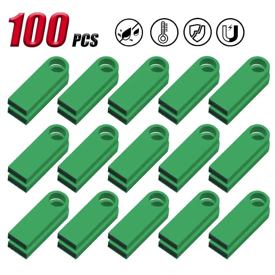 100 pz/lotto Prezzo All'ingrosso Metallo Usb 2.0 Flash Drive 4GB 8GB 16GB Usb Pendrive 32GB 64GB Usb Memory Stick Logo Personalizzato Regali
