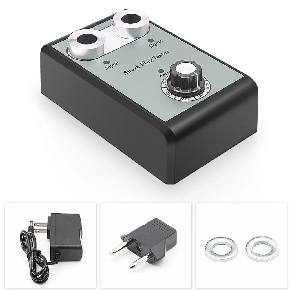 Tester per candele per auto analizzatore di accensione Test di avviamento indicatore LED bobina di accensione Checker Spark Car Coil Detector strumento diagnostico
