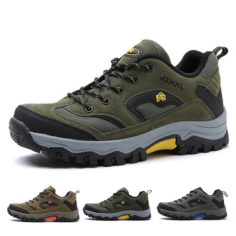 Scarpe da Trekking JXMHL per Uomo in Pelle Scamosciata, Resistenti all'Usura, per Escursionismo, Caccia e Sport Tattici