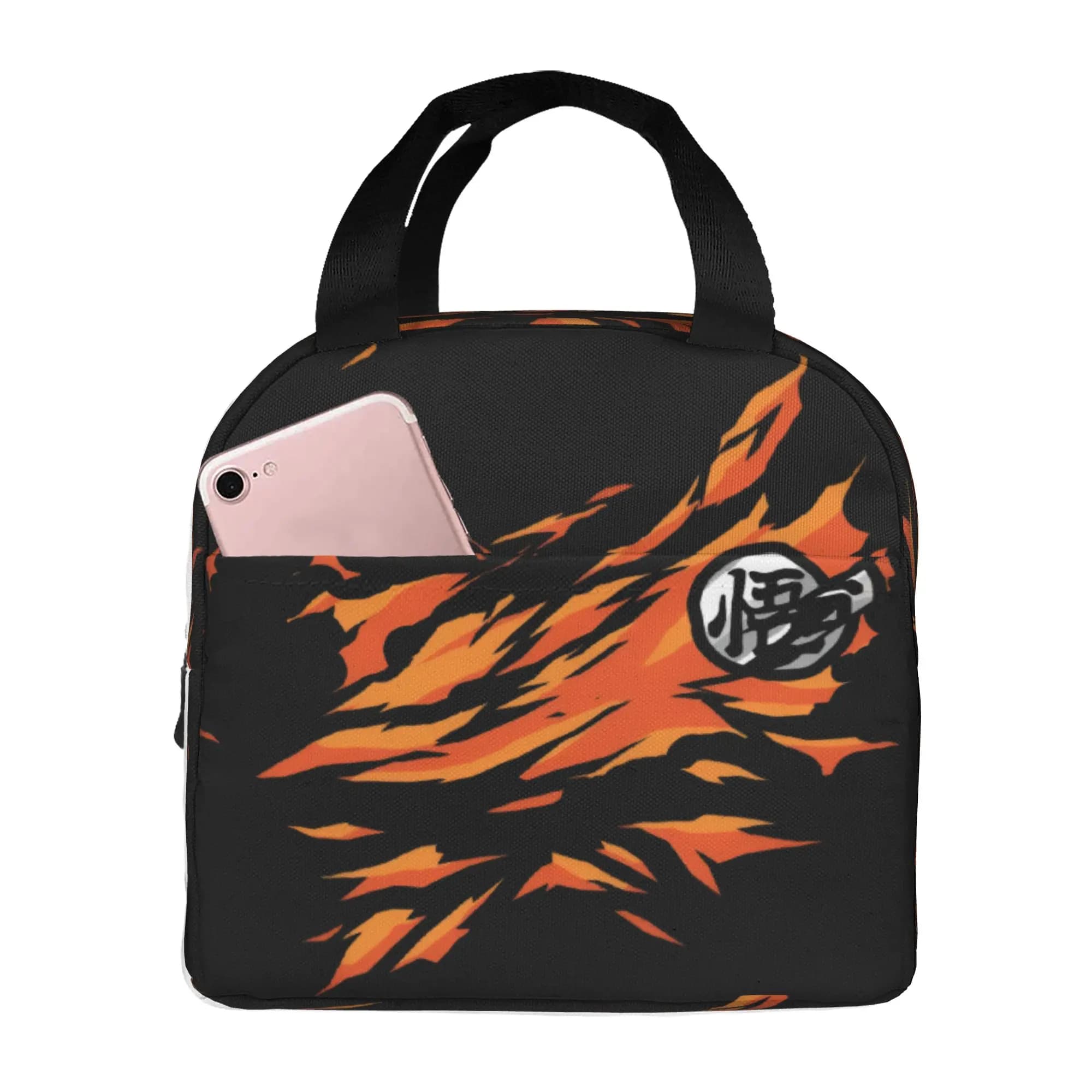 Borsa Termica Personalizzata DBZ Dragon Ball Goku per Donne e Uomini, Contenitore Termico Portatile per Pranzo, Ufficio, Lavoro, Scuola