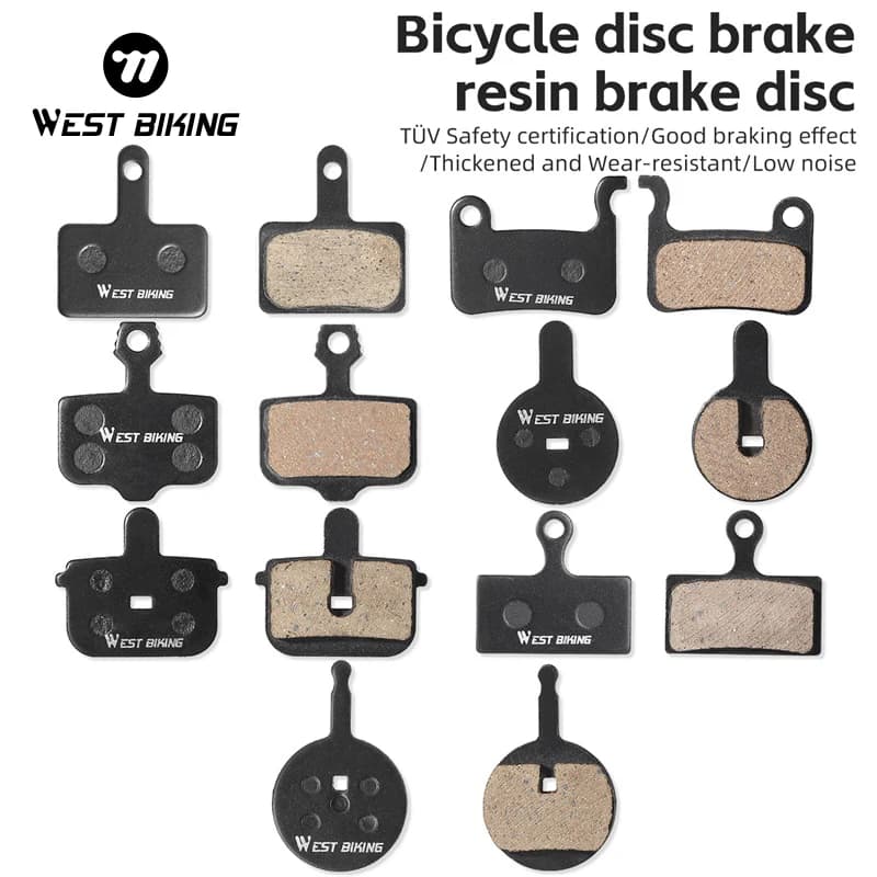 WEST BIKING Pastiglie Freno A Disco Per Bicicletta Pastiglie Freno In Ceramica In Resina Per Shimano Deore MT200 M515 M475 M395 XTR E-Bike Accessori Bici