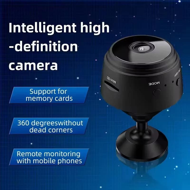 Mini Telecamera A9 1080P ad Alta Definizione, Micro Telecamera Wireless con Visualizzazione Remota, Telecamere di Sicurezza e Sorveglianza WiFi