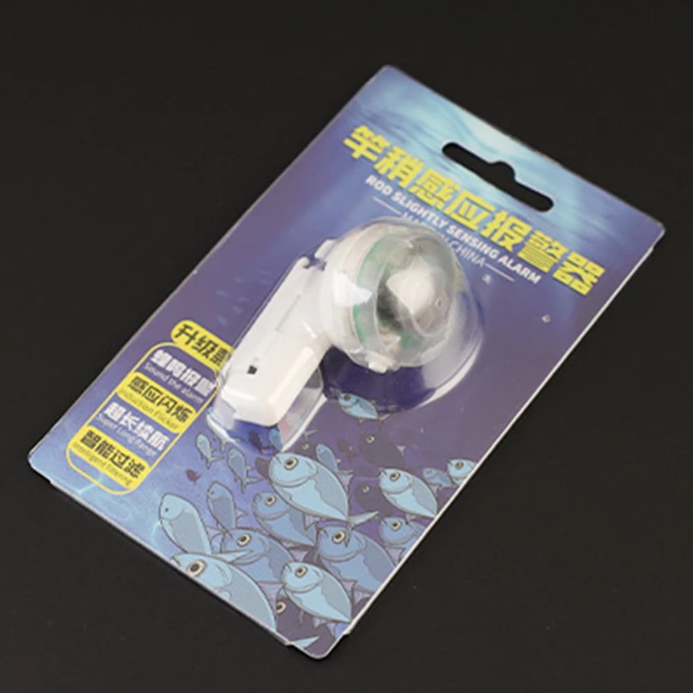 Indicatore Luminoso per Canna da Pesca, Allarme Universale a LED con Induzione, Portatile e Leggero per Accessori da Pesca Notturna