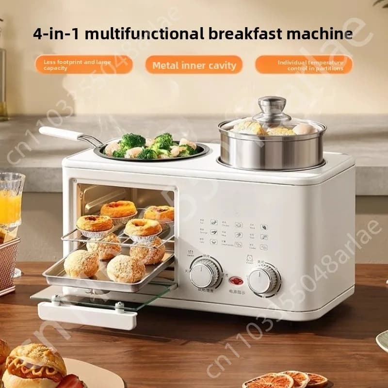 Macchina per la colazione Porridge Fornello di riso Zuppa Stufato Pasta Pentola per alimenti Pane Forno per pizza Frittata di uova Padella Tostapane
