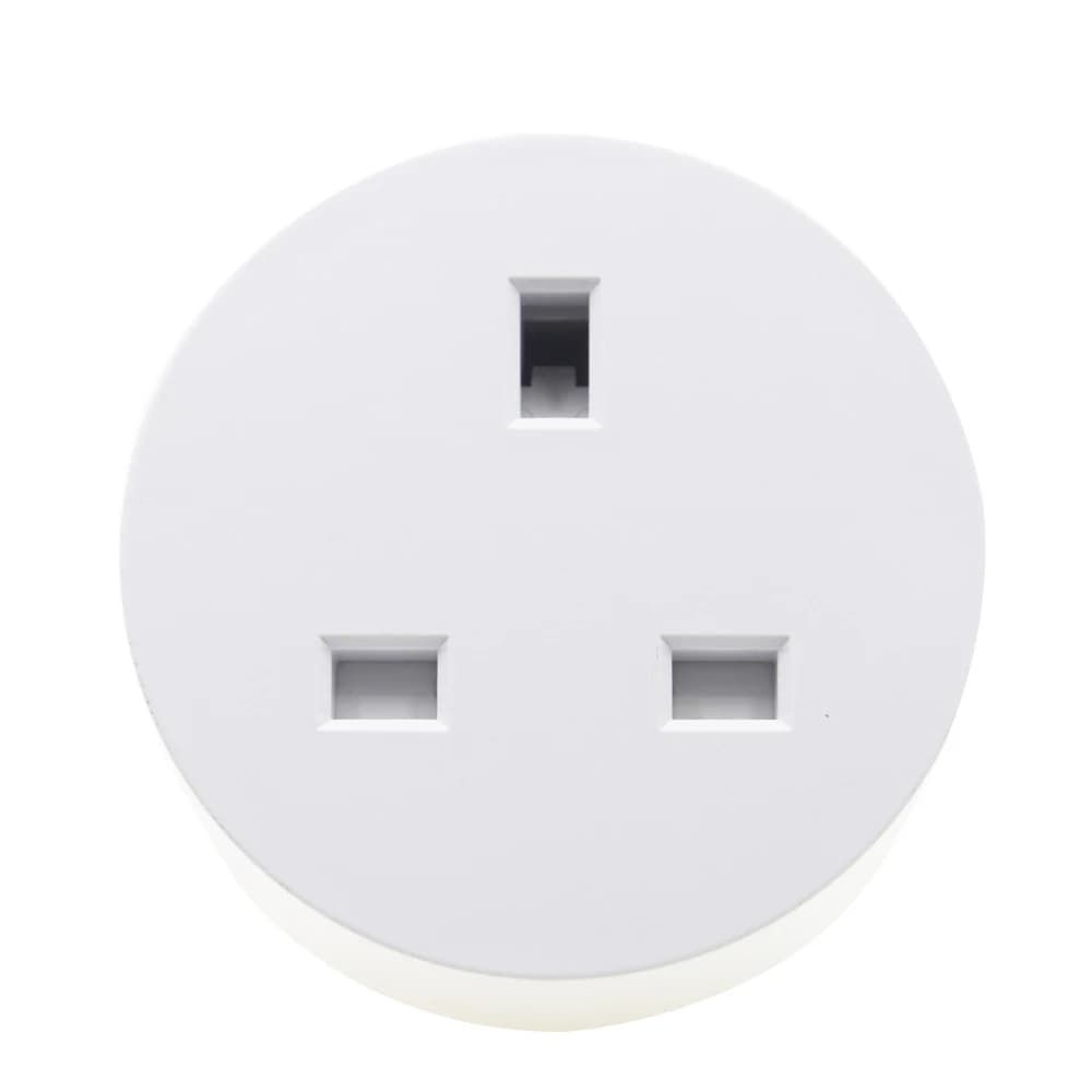 Spina di alimentazione WiFi intelligente UK 13A con presa per timer per monitor di energia a 2 prese
