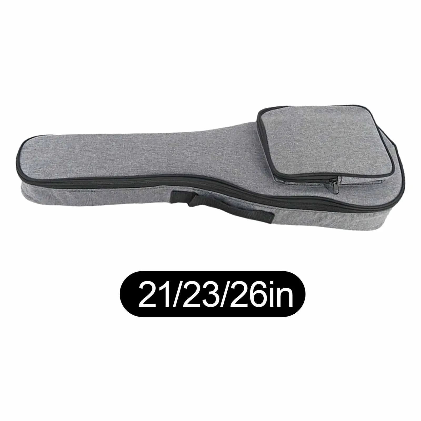 Padded Ukulele Gig Bag for 21 23 26 Inch with Front Pocket and Ergonomic Handle