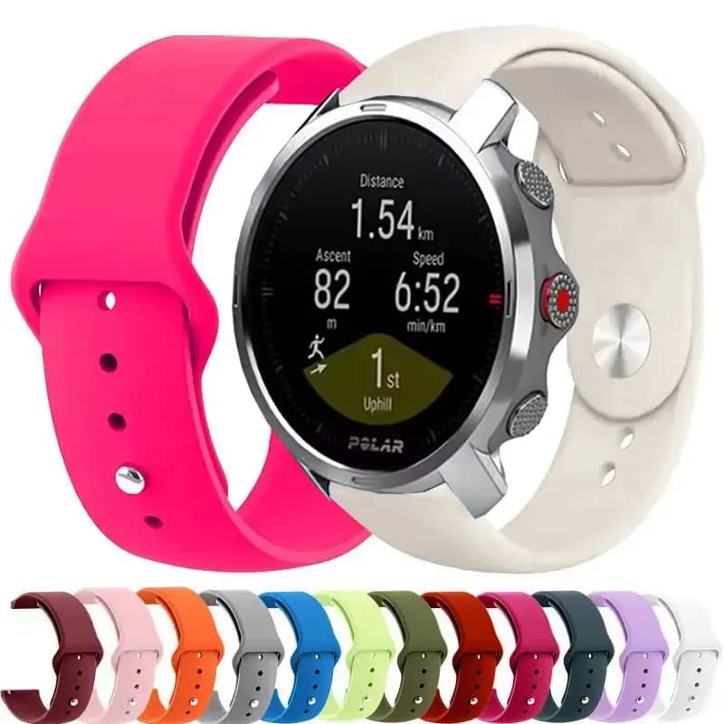 Cinturino in silicone per cinturino POLAR IGNITE 3 2 Bracciale VANTAGE V3 M2 M / UNITE/GRIT X Pro/Pacer 20mm 22mm cinturino Smartwatch Accessori