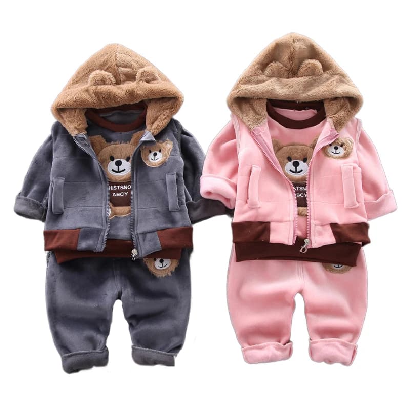 Neonati maschi Vestiti 2024 Autunno Neonate Vestiti Felpa con cappuccio + Pant Outfit Bambini Costume Vestito Abbigliamento infantile Per il bambino Set caldi