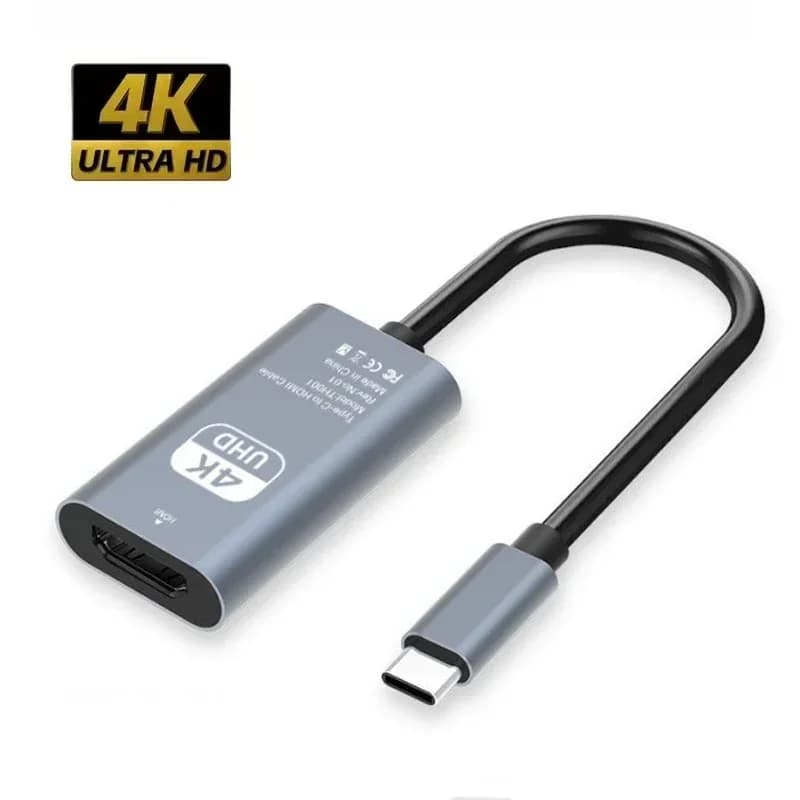 Adapter from TIPO C to HD 4K USB C Converter Cable USB3.1 Male to HDTV Female to Laptop Tablet TV MacBook